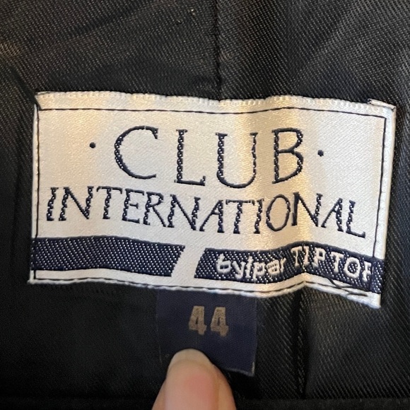 Vintage Wool Herringbone Donegal Tweed Belted Men's  Top Coat 44 Dark Academia - Picture 10 of 14